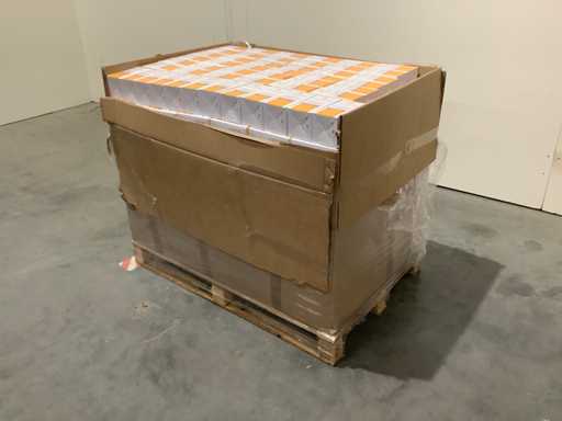 Palette mit Nahrungsergänzungsmitteln