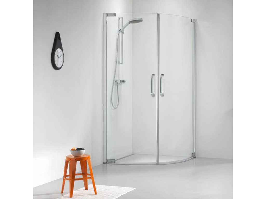 Getwet Impact CL Shower enclosure quarter round 88x88cm