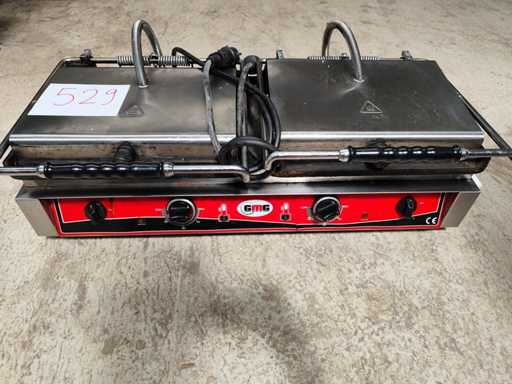 GMG - KG 2735 DGG - Contactgrill met dubbel deksel, vlakke boven- en onderplaten