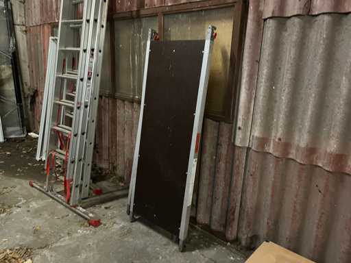 2x Layher a pavimento 1241.180