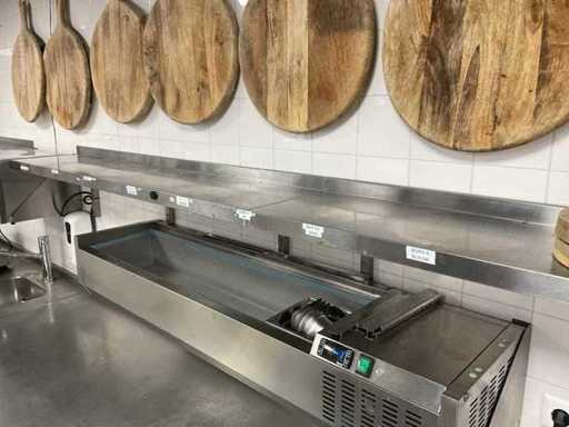 Raft de perete din oțel inoxidabil (3x)