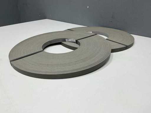 Mac Lean - ML1323/M25 - Gris foncé/Grains de bois - Bandes de bord - 300 m - 1,3x23 mm