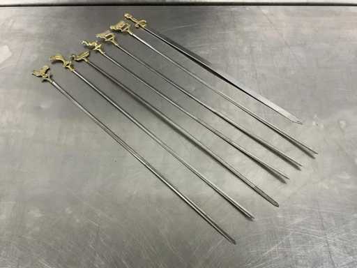 Série de brochettes décorées (60 cm)