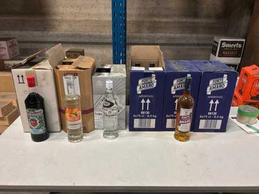 Lotto di liquori e aperitivi