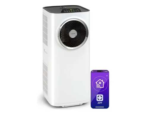Klarstein 10034666 Climatiseur Portatif 1120 W Blanc