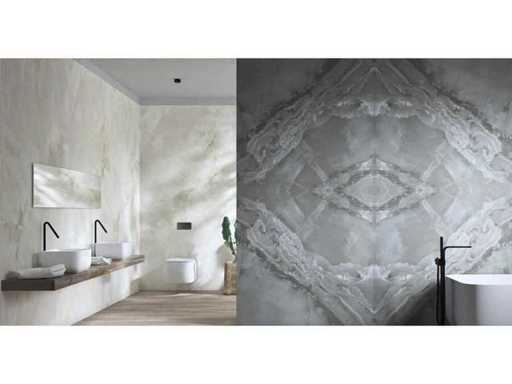 Natural stone mosaics and tiles