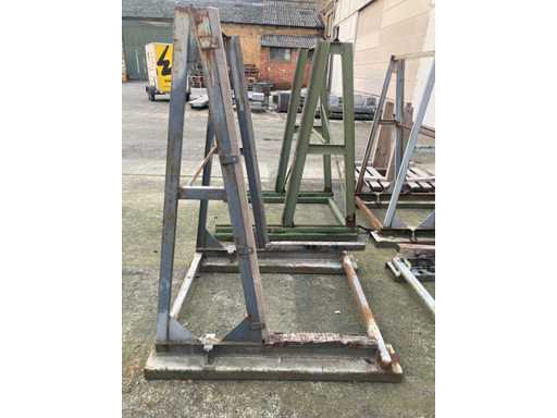 Metalowe regały transportowe 4 części (4x)