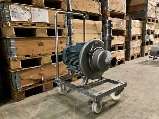 APV W-25/75-220N Mobiele Roestvrijstalen Centrifugaalpomp