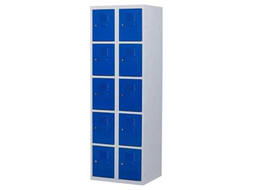 Povag LKP-218 Locker Cabinet 10 doors 2 parts
