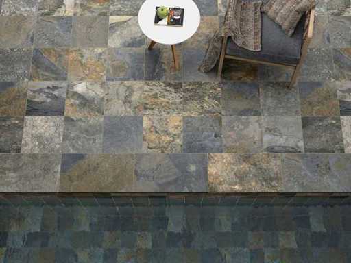 Floor tile 63.84m2 Desert Blue antislip 33.3x33.3cm