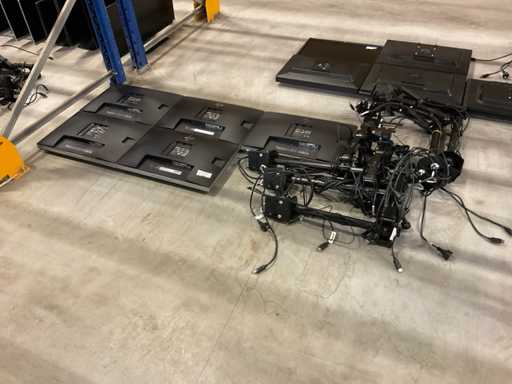 Hp Monitors with Dual Supports (10x)