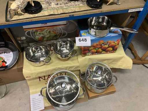 9-piece cooking pot set ELO