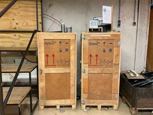 Hytera Wooden transport box (2x)