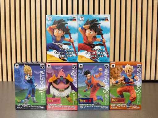 Banpresto - Objets de collection sportifs et cinématographiques (6x)