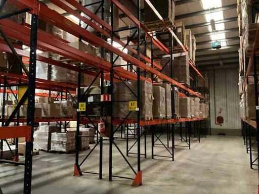 Approx. 18.5 lpm metal pallet rack REDIRACK type M