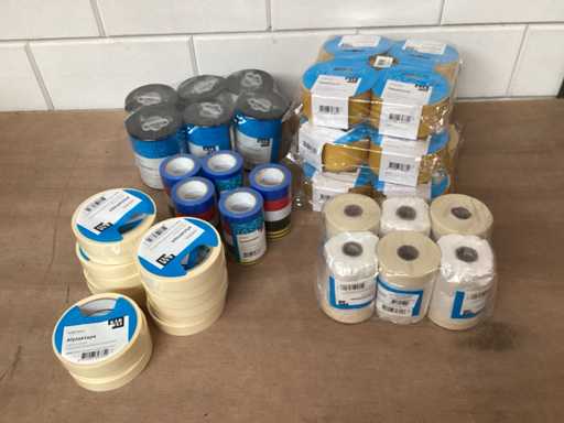 Mix kavel tape en afplakmaterialen