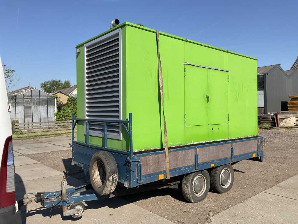100 KVa Emergency power generator with trailer