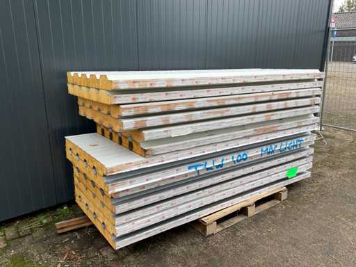 SAB-profiel - TLW 100 - Dak Sandwichpanelen (13x) 31,6 m²