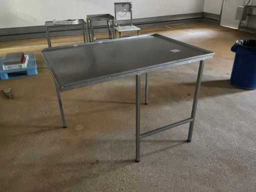 Roestvrijstalen werktafel