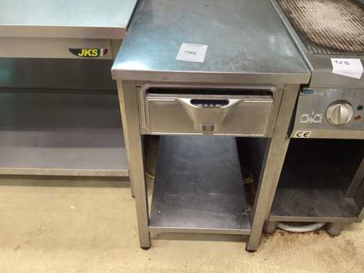 ZANUSSI stainless steel table with drawer
