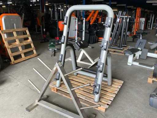 Technogym barbell rek 2x 1x onbekend Krachtstation
