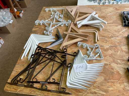 Design plank dragers of glas dragers