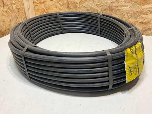 Wavin Rol a 50m buis PE40 16x1,8mm SDR9 PN6 zwart/blauw