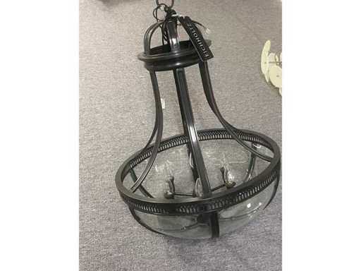 Lustre original exclusif EICHHOLTZ Bronze de chandebru, diamètre 75 cm de hauteur 100 cm