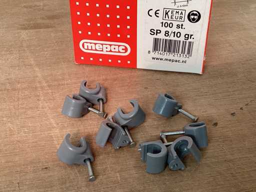 Mepac 421313 cable clip 8-10 mm (45x)