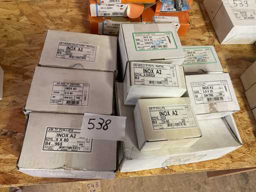 Stainless steel screws and bolts