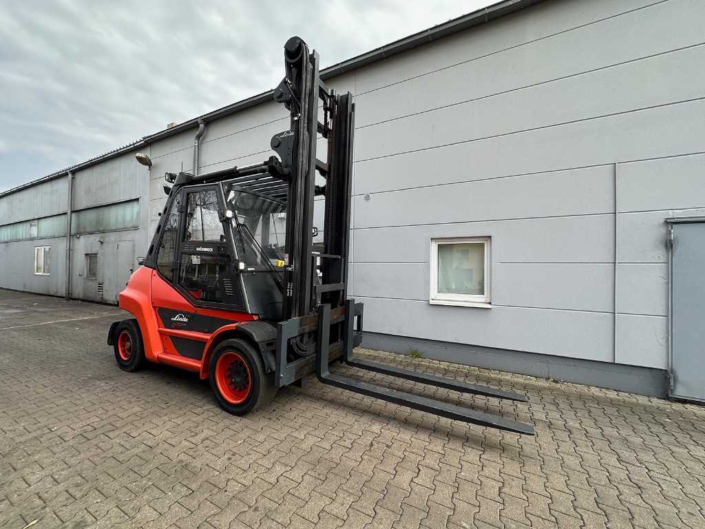 2019 Linde H70T-03 EVO Forklift Gas Forklift 3rd+4th Valve Air Conditioning