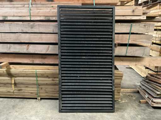 Douglas zwart gespoten Shutterscherm 120x225 cm 
