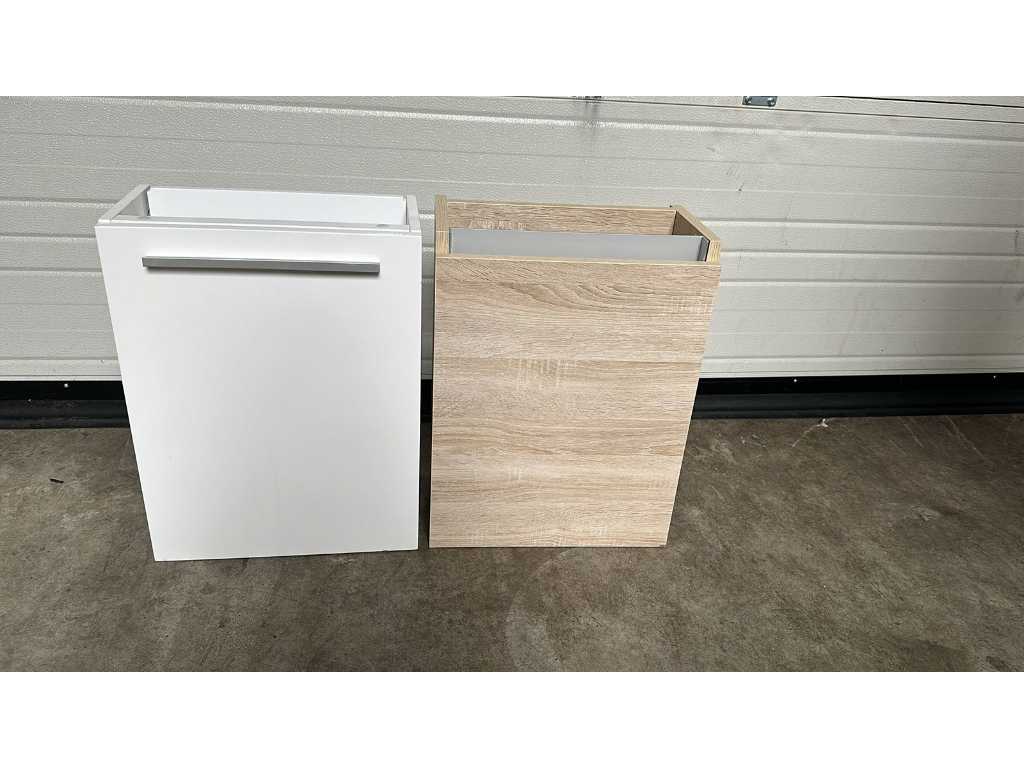 2 X Fountain cabinets - Without packaging showroom model - Bathroom cabinet