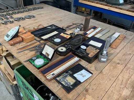 Various measuring tools