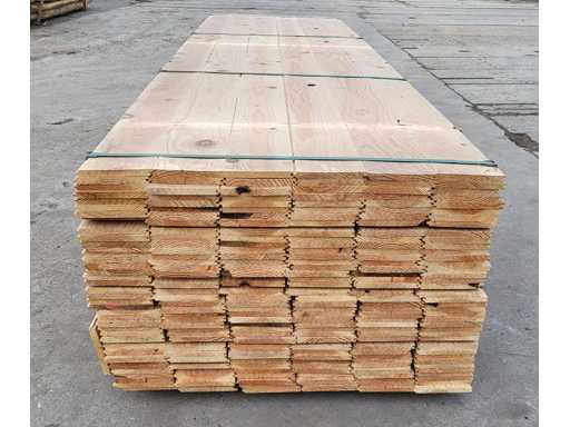 144m2 Douglas vloerdelen 18 x 175 mm, lengte 360cm ( 229x ) 