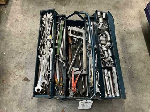 Werkzeugkiste mit Inhalten