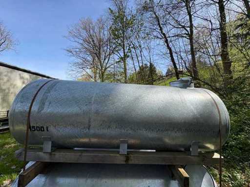 Inofana Wassertank - FPA-Tank - PA Wassertanks, 1500l, Verzinkt