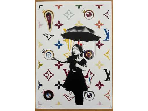 DEATH NYC : Vuitton Banksy Nola Girl 10/100