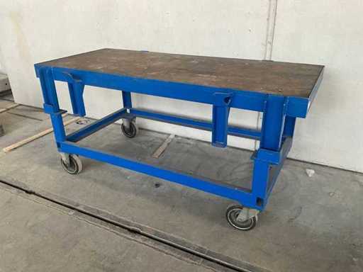 Masă de transport greu din 2 piese, 200x100x95cm