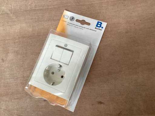 Berker S1 combinatie met randaarde (37x)