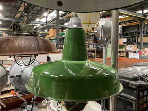 Lampada vintage blu navy