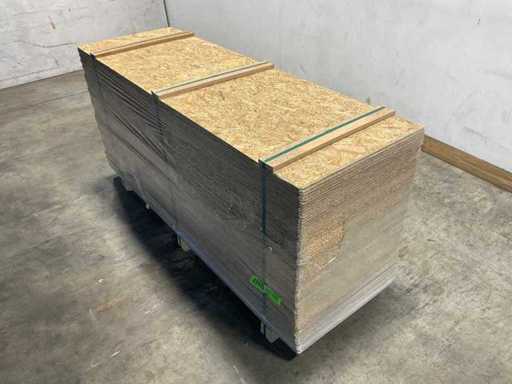 Placă OSB cu limbă și canelură 205x67,5x1,2 cm (76x)