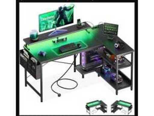 Game hoekburo met ledverlichting