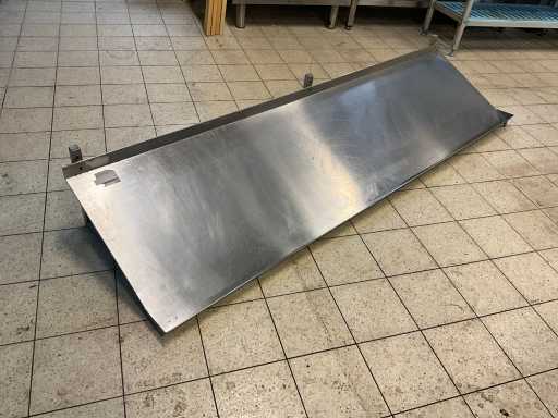 Stainless steel dishwasher rack shelf