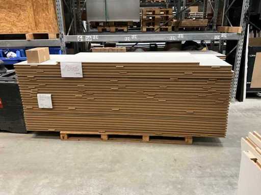 27 x Gilnhammer G40 Messebau-System Wandplatten 3 x 1m verschiedene Farben siehe Text inkl. Verbinder