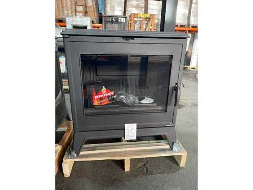 Stufa a legna Bronpi, Derby 14 - Ghisa - Cassetto laterale