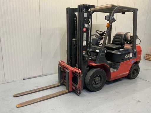 EP - FG25T - 4.3M Triplex, Free-Lift, Side-Shift, 2560 Hours - Forklift