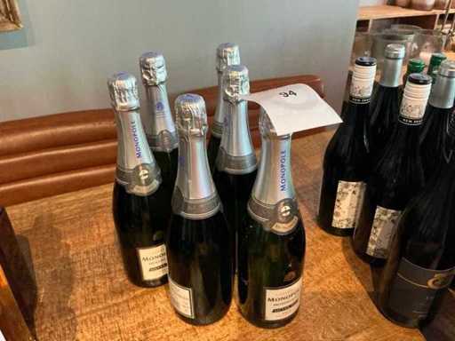 Hiedsieck & Co Monopole Silver Top Brut Champagne (6x)