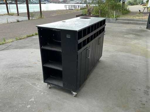4000B Chariot de cuisine 184x74x119 cm