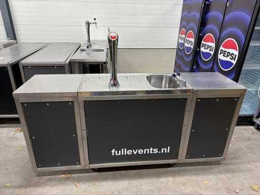 Mobiele bar met tap